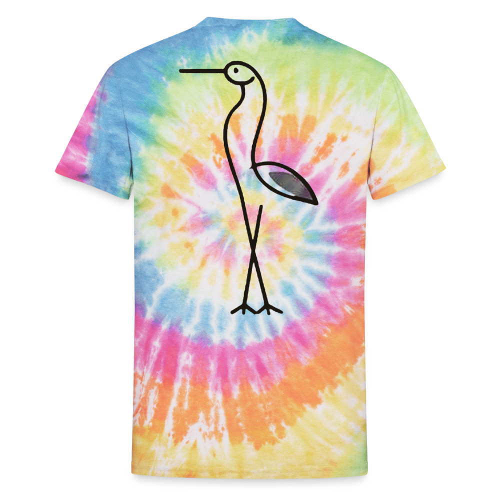 Unisex Tie Dye T-Shirt - rainbow