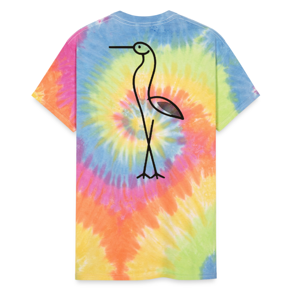 Unisex Tie Dye T-Shirt - rainbow