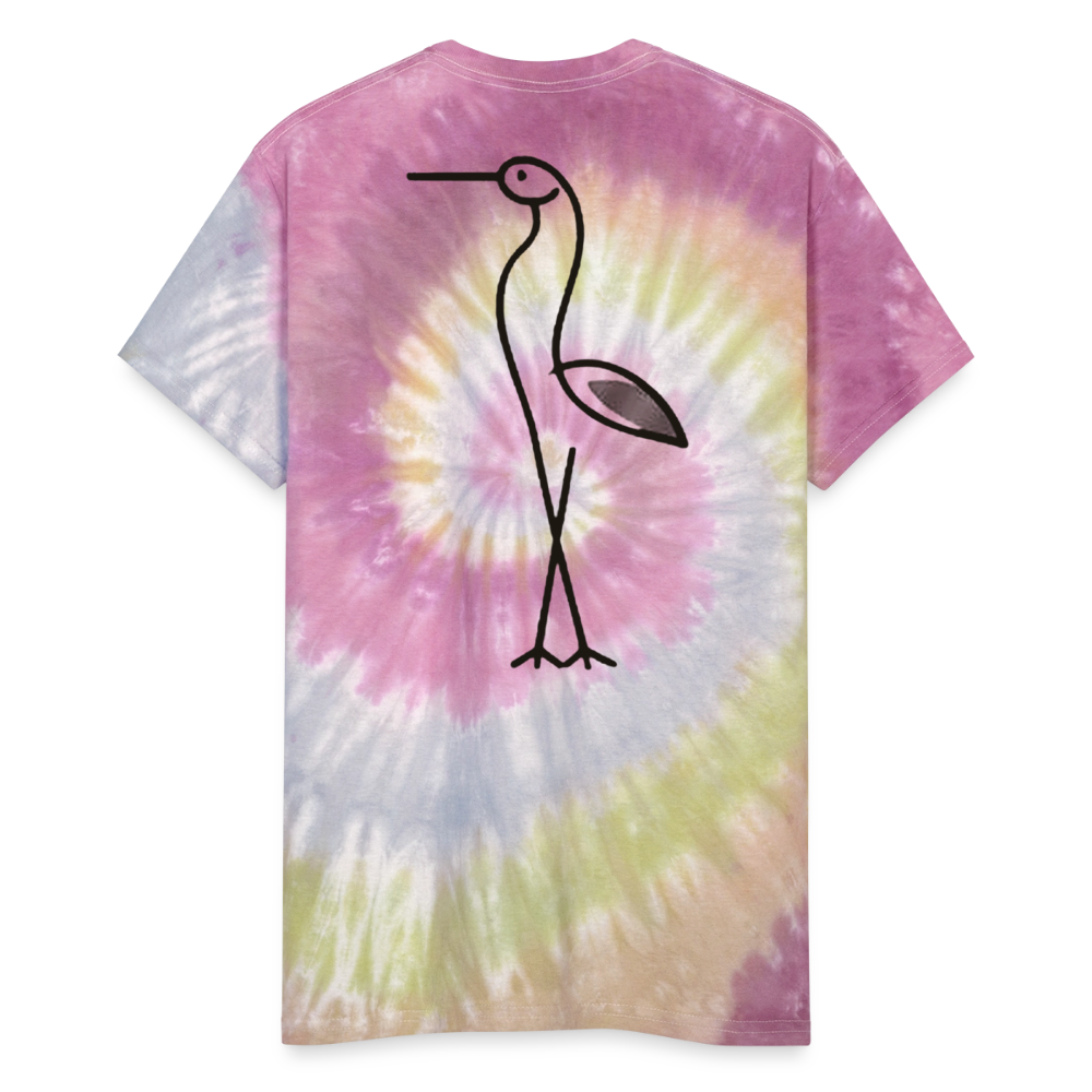 Unisex Tie Dye T-Shirt - Desert Rose