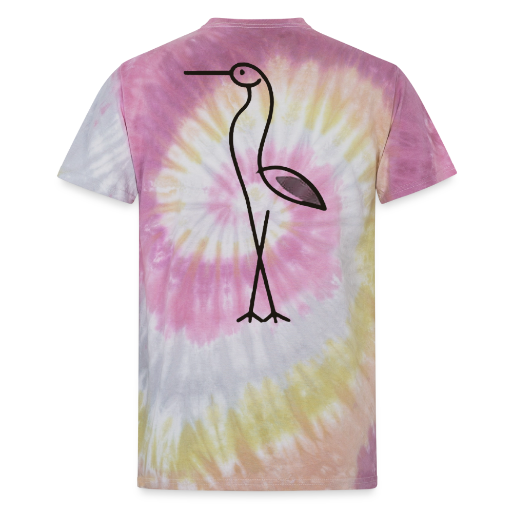 Unisex Tie Dye T-Shirt - Desert Rose